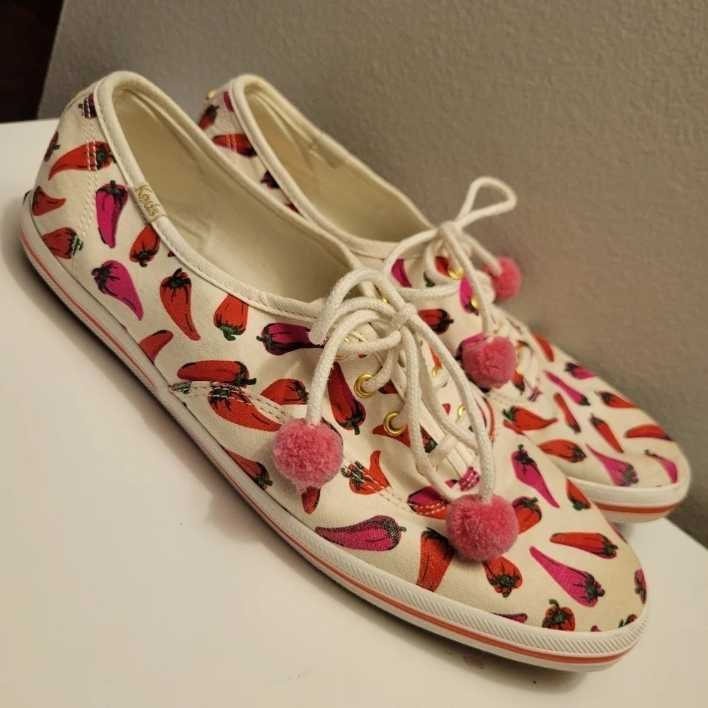 Keds x Kate Spade Spicy 🌶️ Chili Pom Pom Shoes